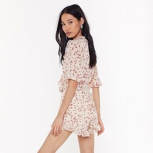 Nasty Gal Pants & Jumpsuits - Nasty Gal Heart Your Engines Ruffle Romper Nasty Gal Pants & Jumpsuits - Nasty Gal Heart Your Engines Ruffle Romper